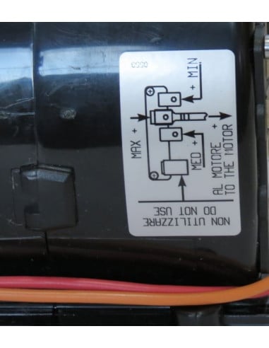 Electro Ventilador aire centrífugo SPAL 24v 3 ejes 2 vel. para cabinas 005-B46-02