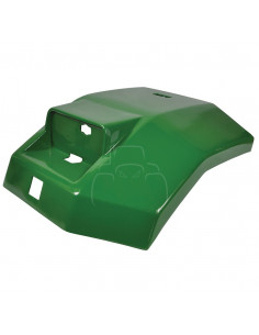 Guardabarros extension con soporte de placa - plastico izquierda