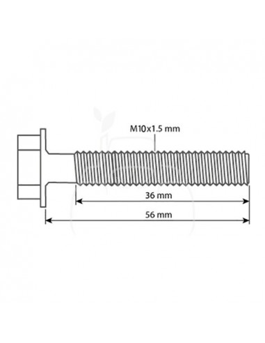 Tornillo de biela m11 x 1.5 mm - l 56 mm