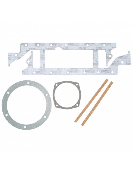 Junta del cárter con juntas de corcho delanteras y traseras