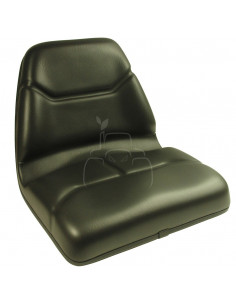 Asiento piel sintética color negro