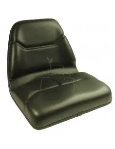 Asiento piel sintética color negro