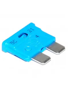 Fusible clavijas planas est. 15a - azul - 25 pzas