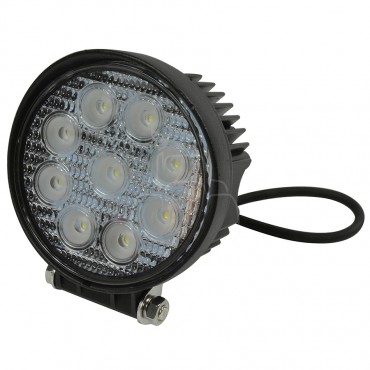 Faro de trabajo redondo 9 leds 2200  lumenes 10/30v 2200 lumen - flood