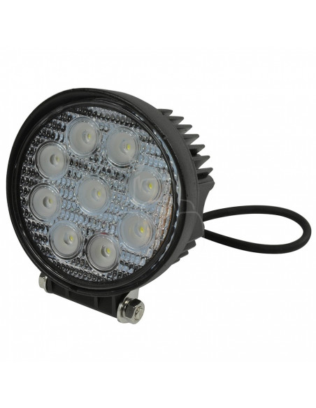 Faro de trabajo redondo 9 leds 2200  lumenes 10/30v 2200 lumen - flood