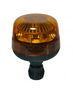 Luz giratoria led 8 led - 10-30 v - 9 w - iso a flex