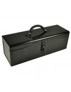 Caja de herramientas negra - 460 x 150 x 150 mm