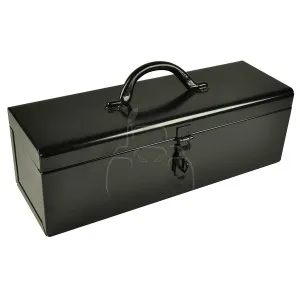 Caja de herramientas negra - 460 x 150 x 150 mm