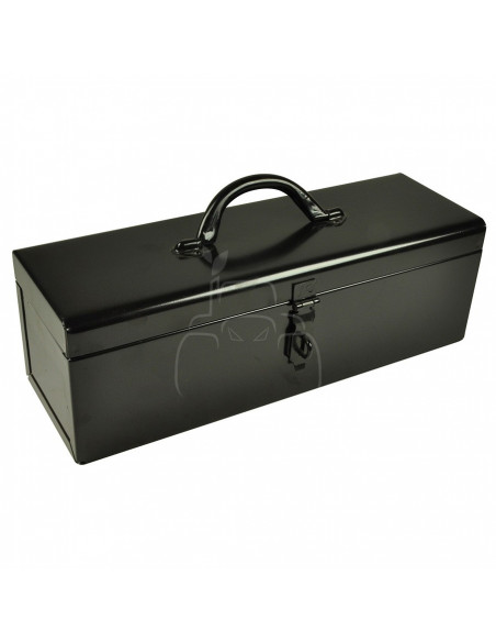 Caja de herramientas negra - 460 x 150 x 150 mm
