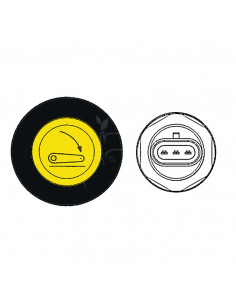 Botón pulsador interruptor de bajada hidráulica