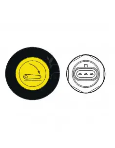 Botón pulsador interruptor de bajada hidráulica