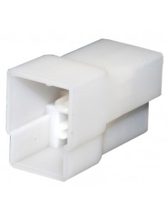 Conector hembra std 6,3 mm 3 polos para terminal macho