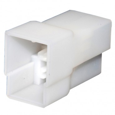 Conector hembra std 6,3 mm 3 polos para terminal macho