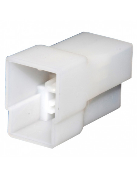 Conector hembra std 6,3 mm 3 polos para terminal macho