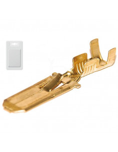 Terminal conector macho std 6.3 mm - 1.0 ➞ 2.5 mm² - 25 pzas