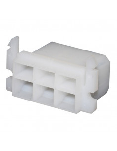 Conector macho std 6,3 mm 6 polos para terminal hembra