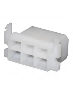 Conector macho std 6,3 mm 6 polos para terminal hembra