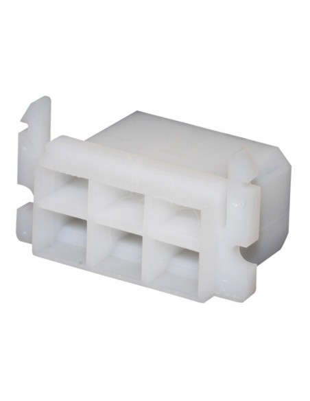 Conector macho std 6,3 mm 6 polos para terminal hembra