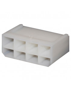 Conector macho std 6,3 mm 8 polos para terminal hembra