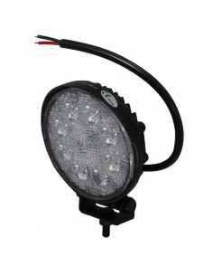 Faro de trabajo 8 leds 24w 10/30 v 1800 lumenes 128x116 redondo 1800 lumen - spot
