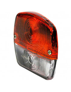 Cristal blanco/naranja -103x114mm -izq./dcha.-pqt de 1 pza