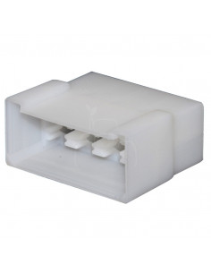 Conector hembra std 6,3 mm 8 polos para terminal macho