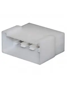 Conector hembra std 6,3 mm 8 polos para terminal macho