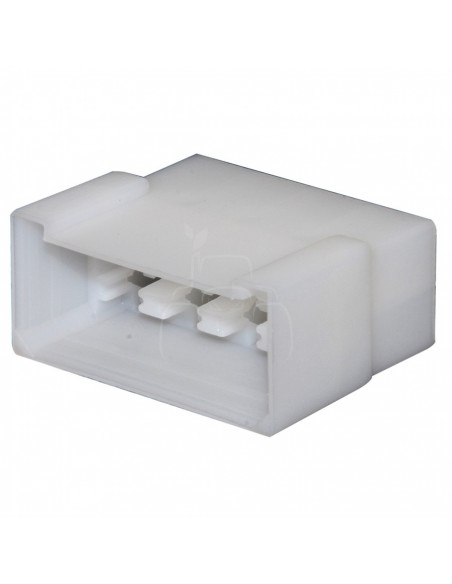 Conector hembra std 6,3 mm 8 polos para terminal macho