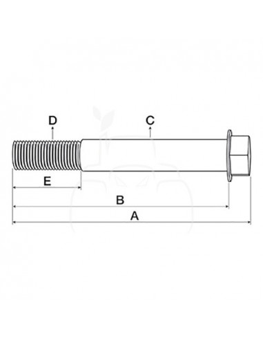 Tornillo de la culata l 130.4 mm - 1/2'' unf