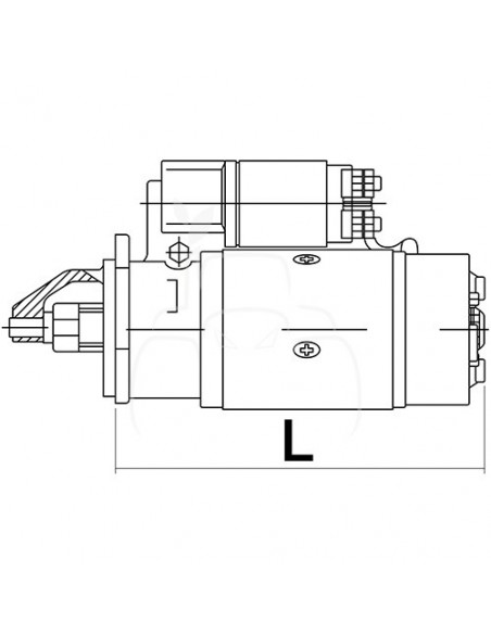Arrancador 12 v - 2.7 kw - 10 z