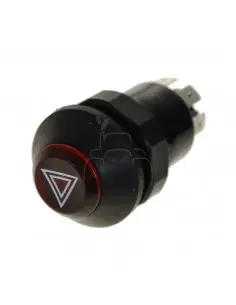 Botón pulsador interruptor de advertencia de riesgo