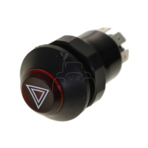 Botón pulsador interruptor de advertencia de riesgo