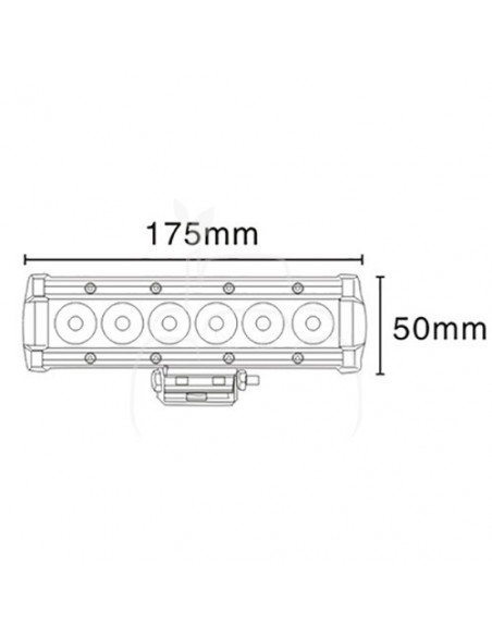 Faro de trabajo led 30w - 2250 lumenes