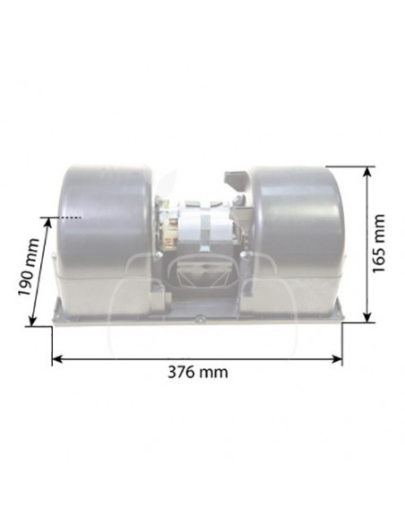 Motor del ventilador doble 12 v