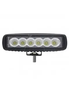 Faro de trabajo 6 leds 160 mm de ancho - 1300 lumenes 1350 lumen - large