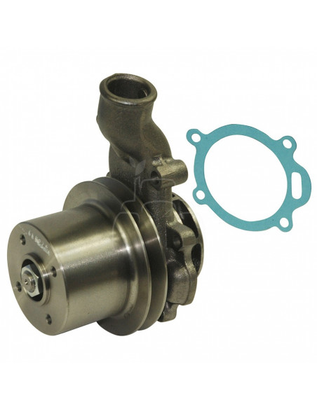 Bomba de agua con polea