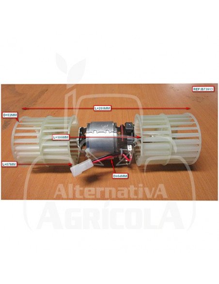 Motor del ventilador doble 12 v