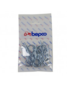 Pasadores en ''r'' ø 4 x 76 mm - bolsa - ( 10 pzas )