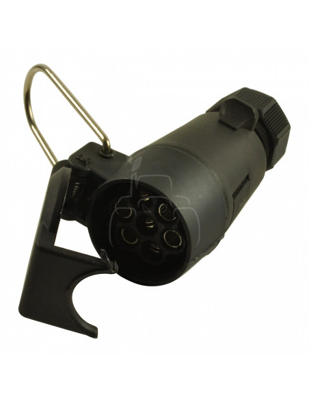 Alargador de plástico 7 polos - 12 v.