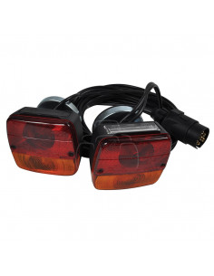 Juego de luces magnéticas para remolque longitud de cable 7.5 m