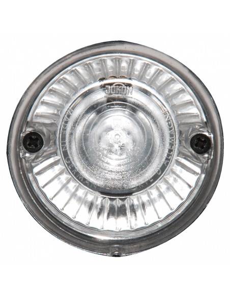 Luz delantera ø 75 mm - blanco