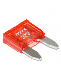 Fusible clavijas planas mini 10a - rojo - 25 pzas