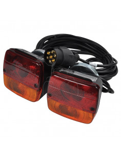 Juego de luces magnéticas para remolque longitud de cable 12m