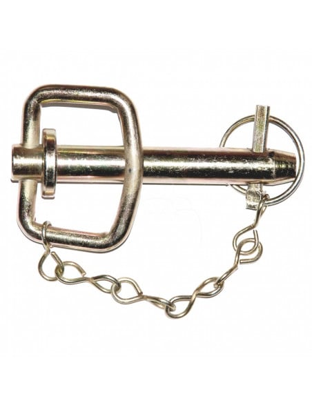 Bulón de enganche con pasador y cadena ø 19 mm