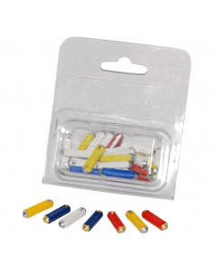 Paquete de fusibles steatite 5a -  25a - 30 pzas