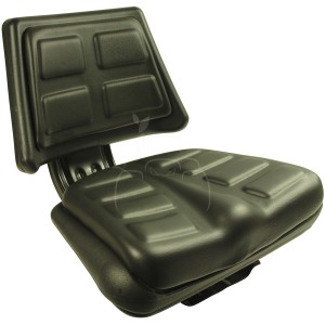 Asiento piel sintética color negro