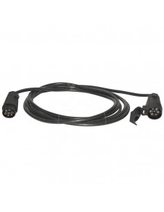 Alargador 7 polos - 5 m macho/hembra - 7 x 0.75 mm2
