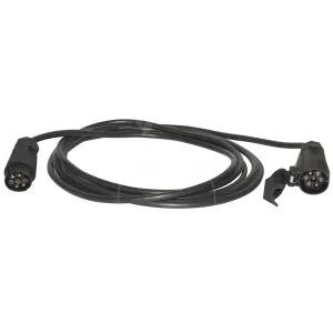 Alargador 7 polos - 5 m macho/hembra - 7 x 0.75 mm2