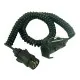 Alargador en espiral 7 polos - 5 m macho/hembra - 7 x 0.75 mm2