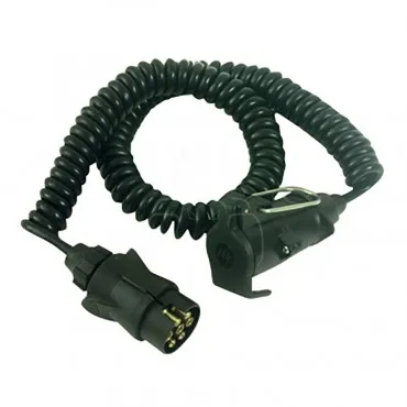 Alargador en espiral 7 polos - 5 m macho/hembra - 7 x 0.75 mm2